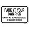 Signmission Safety Sign, 12 in Height, Aluminum, 18 in Length, 24243 A-1218-24243 - alternate 1